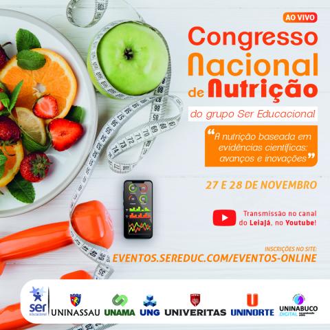 Ser Educacional promove o Congresso Nacional de Nutrição